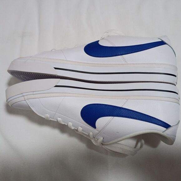 Size 14 - Nike Court Legacy White Game Royal 2021